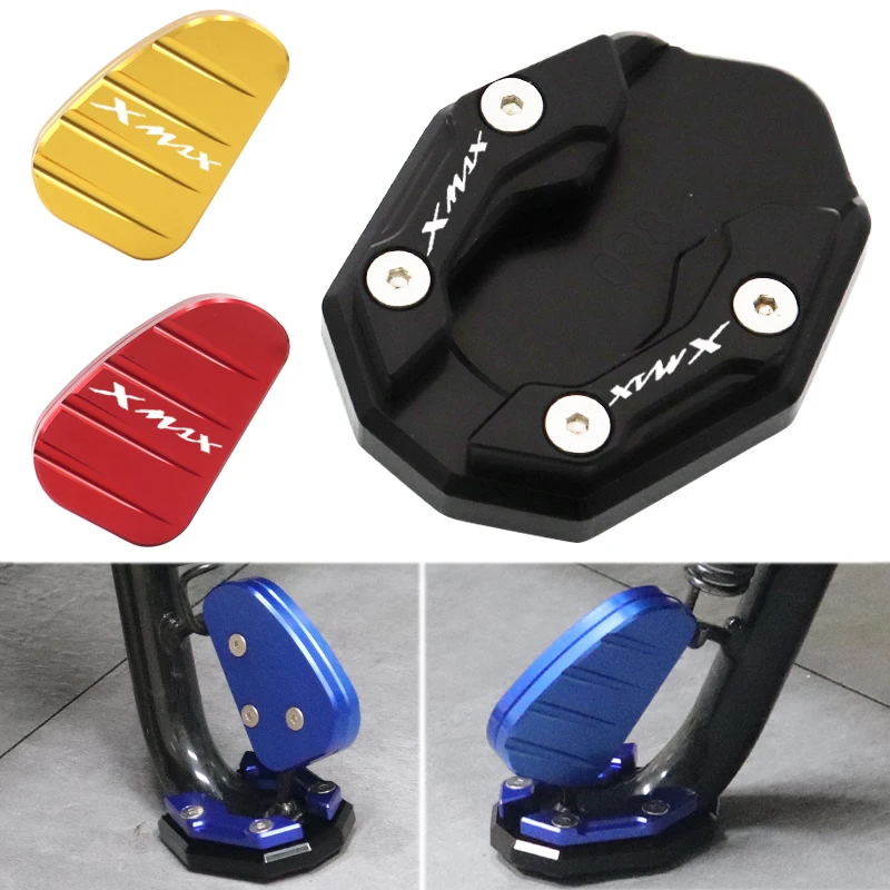 

Для YAMAHA XMAX300 XMAX250 XMAX125 XMAX 125 250 XMAX 300 аксессуары для мотоциклов боковая подставка увеличивающая пластина Kickstand Extension