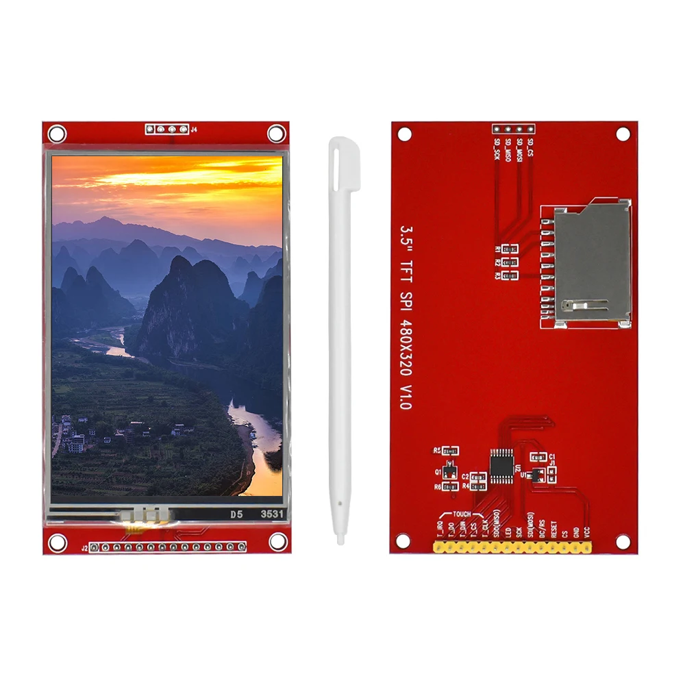 รูปสินค้า โมดูลจอสัมผัส TFT 3.5 นิ้ว ความละเอียด 320x480 สำหรับโปรเจกต์ DIY