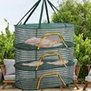 Drying Rack Net Foldable 3 Layers Dryer Rack With Zippers Portable Strong Nylon Rope Multi-function Food Mesh Dryer For Garden 4