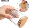 4pcs Clear Glass Candle Jars with Bamboo Lids for Making Candles 6 OZ Empty Candle Tins Bulk Candle Containers 1