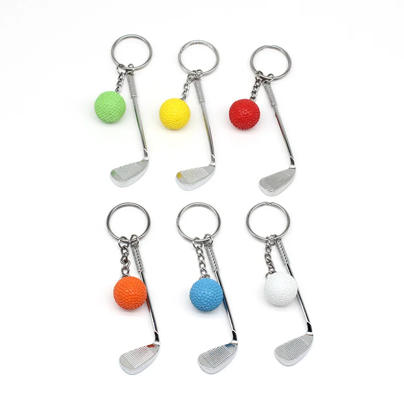 

180Pcs Golf Ball Key Chain Metal Keychain Car Key Chain Key Ring Sporting Goods Sports Gift For Souvenir Ball Key Ring