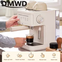 110V/220V Pump Press Coffee Machine 20Bar Pressure Italian Espresso Coffee Maker Semi-Automatic  Milk Foam Steam Coffee Machine 2