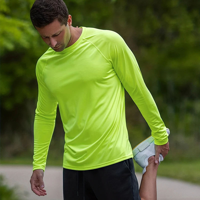 Camicia Uomo Maniche Lunghe - Traspirante, Anti-UV, Asciugatura Rapida, Per Outdoor - Foto 13