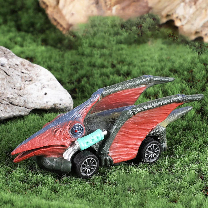 

Dinosaur Pull Back Car Plastic Tyrannosaurus Rex Model Colorful Children's Inertia Toys Birthday Gifts Easy To Play