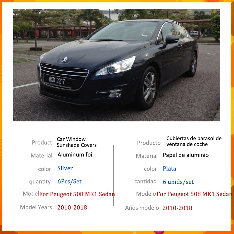 Accessoires Peugeot 508 berline (2010 - 2018)