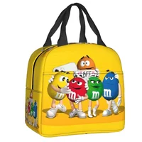 M And MS Candy Character Lunch Bag Women Cooler Thermal Insulated Lunch Box for Adult Office 1