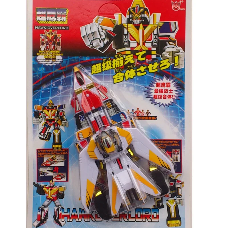 

Super JETMAN Sentai Japan Tokusatsu Action Figure Collections Robot Hawk Overlord Deformation Assembled Model Toy Boys Gift