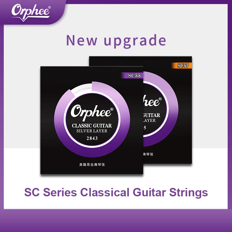 

Orphee SC Classical Guitar Strings Nylon Silver Plated Classical Guitar Strings Stringed Instruments Guitar Parts & Accessories
