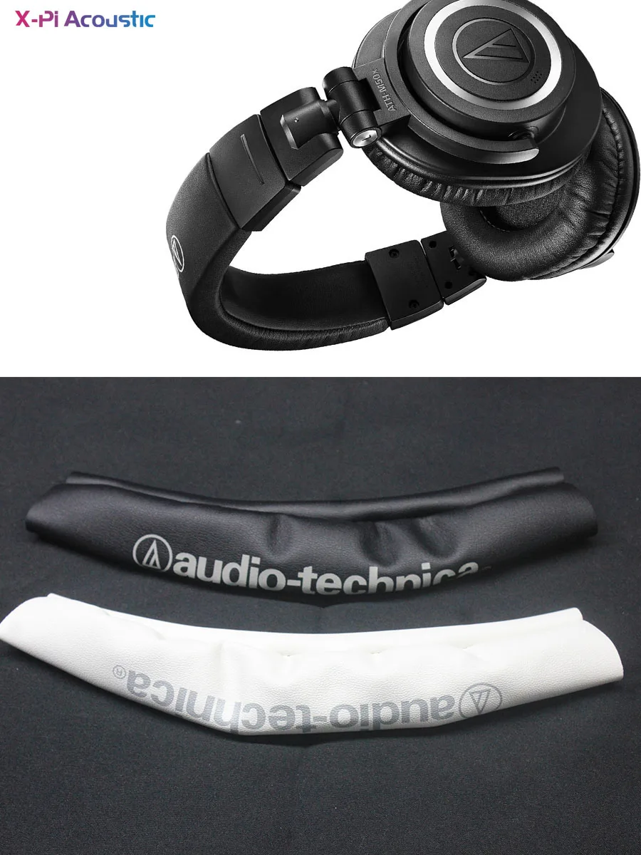 TaiZiChangQin Hoofdband Hoofdband Protector Cover Kussen Vervanging Compatibel met Audio-Technica ATH-MSR7 ATH-M50X ATH-M20 ATH-M30 ATH-M40 ATH-M40X ATH-SX1 Hoofdtelefoon