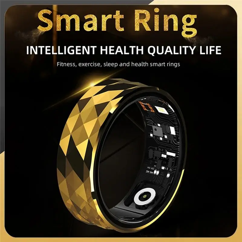 [NEW A09R!】 R12M Smart Ring Men Women Heart Rate And Multi-Sport Mode Fitness Ring IP68 Sleep Monitor Smart Ring 20 19.8Mm 3