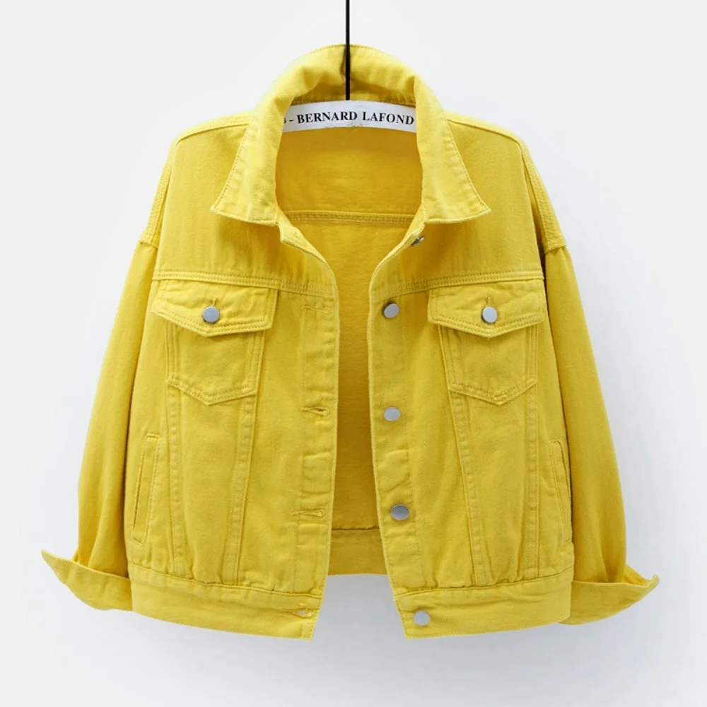 

Elegant Spring Autumn Streetwear Women Clothing New Outerwear Jackets for Women Denim Coats Fashion Clothes Casual Vintage