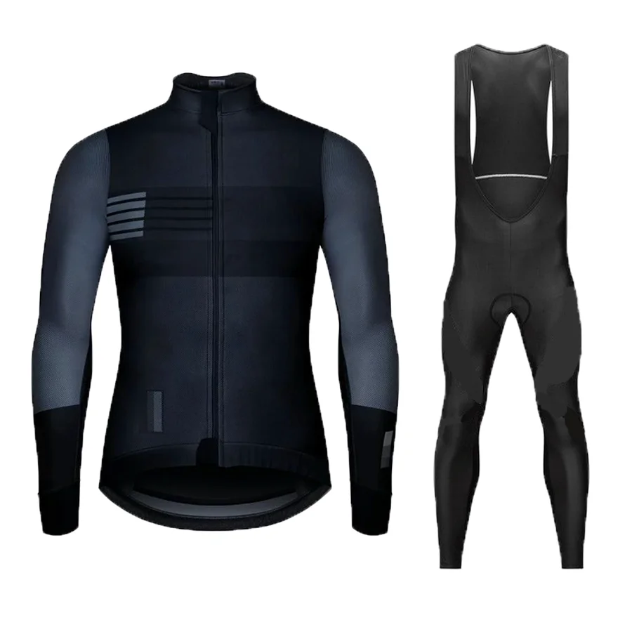 Cycling Jersey Set Cycling Suit Cycling Jersey Team Spring Long Cycling Jersey Sets Breathable Long Sleeve Spring Men's MTB Bicycle Clothing Suits Roupa Ciclismo