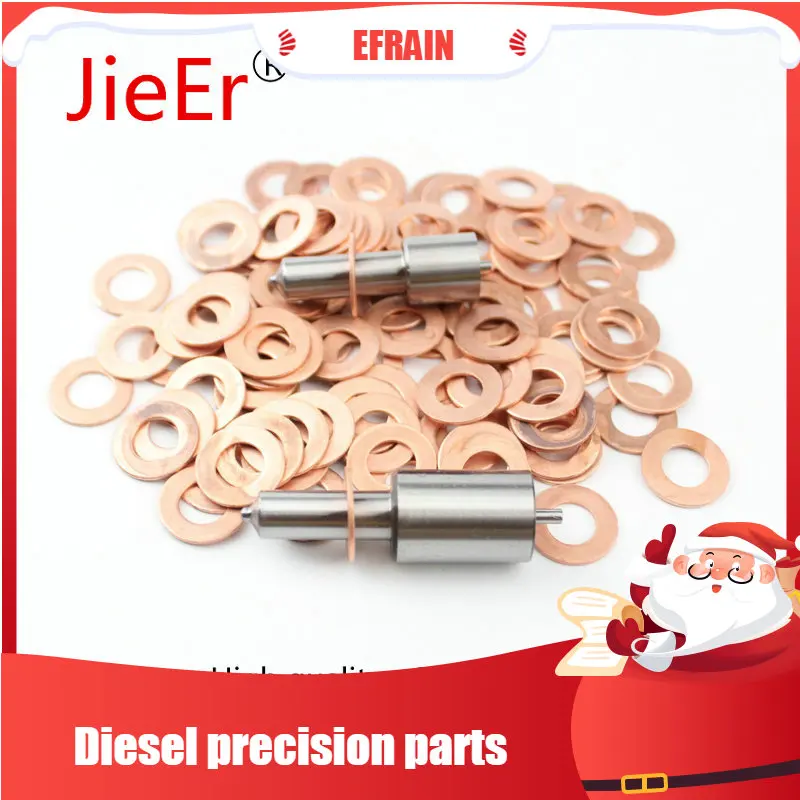 

30 pcs/lot DEFUTE 8-19-1(8mm*19mm*1mm) COPPER washer 8-19-1 Auto Injector Spare Parts Copper Shim F00VC17503 F00VC17504/505