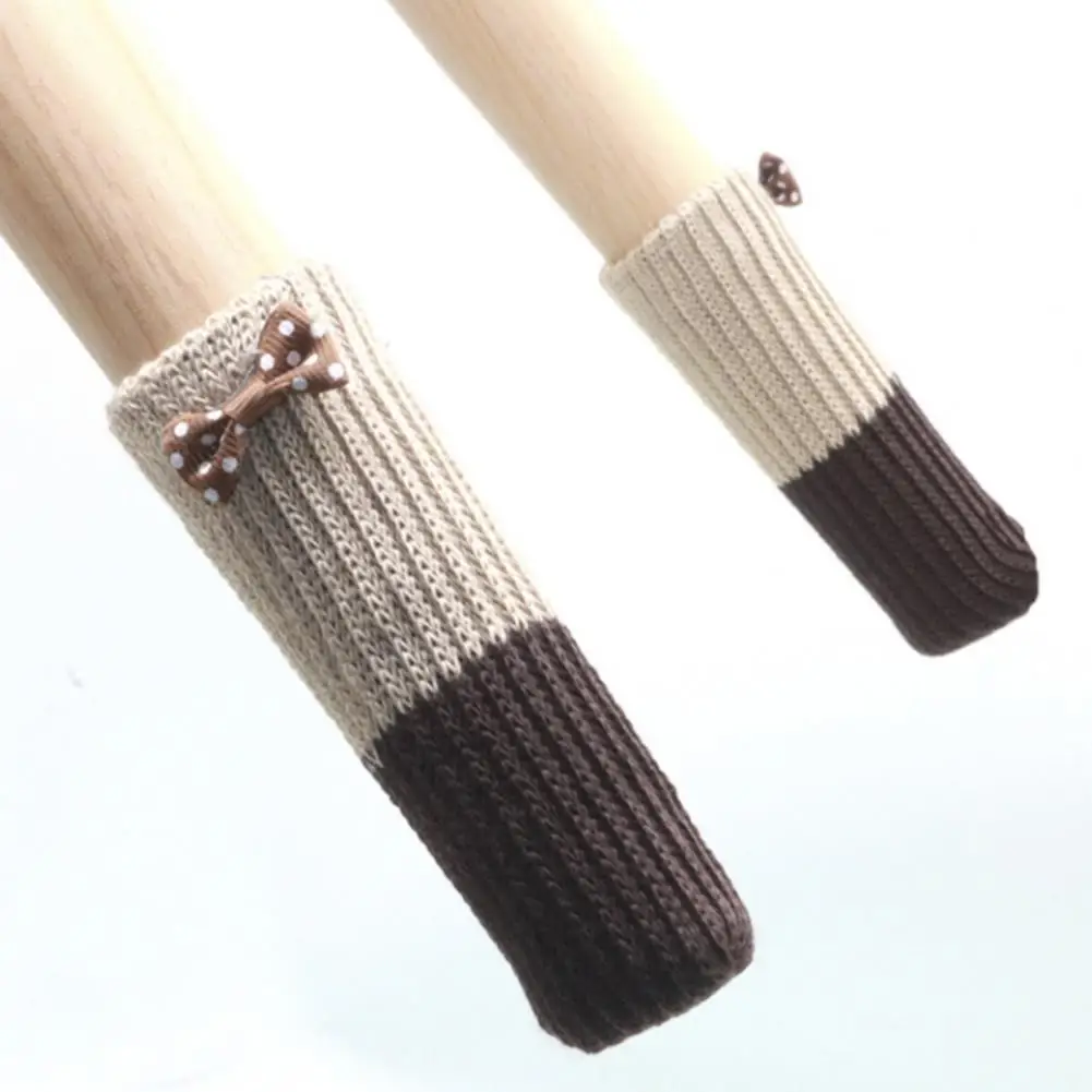 4 шт./комплект вязаные Нескользящие ножки на дверные ручки | Обустройство дома