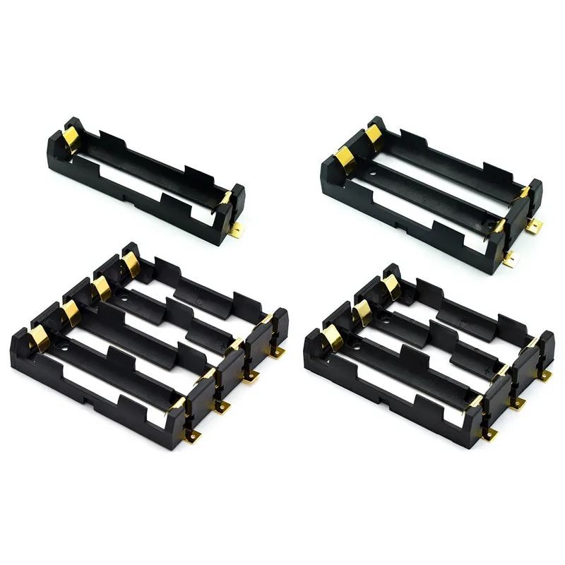18650 SMT 배터리 홀더 18650 SMD 배터리 박스 보관 케이스 컨테이너 보론 핀이 있는 보조 배터리 충전식 SMT 1x2x3x4x