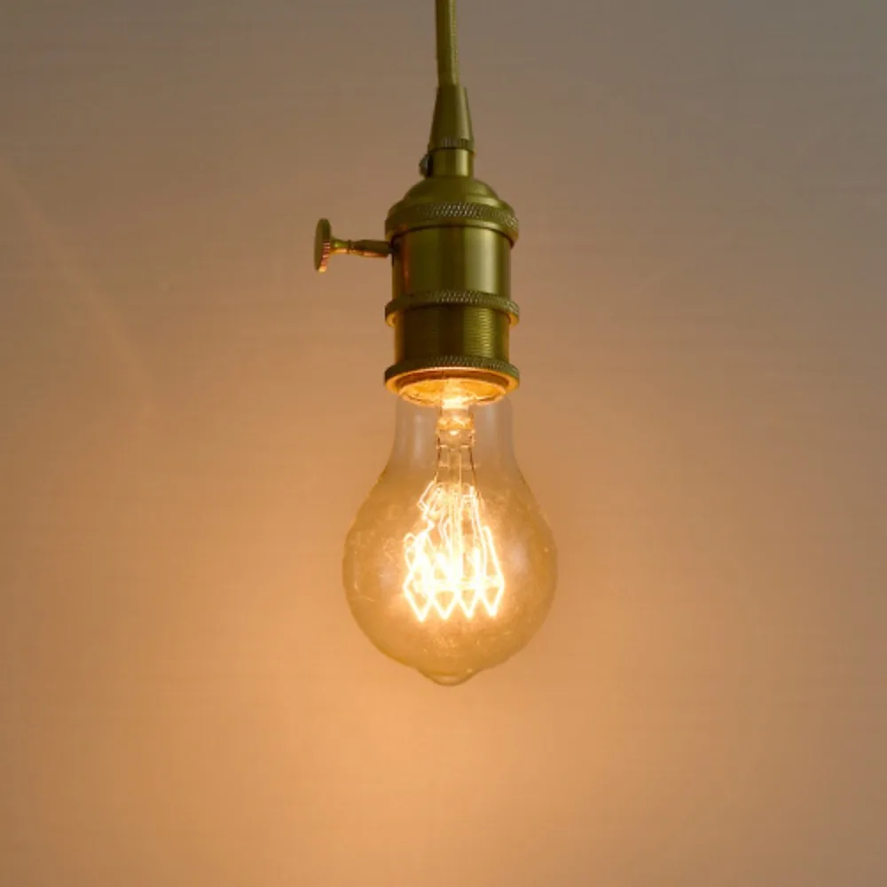 

Хрустальная лампочка T45, горячая лампочка 40 Вт 220 В E27 A19, лампочка, свеча, теплый желтый свет, лампочка для украшения дома