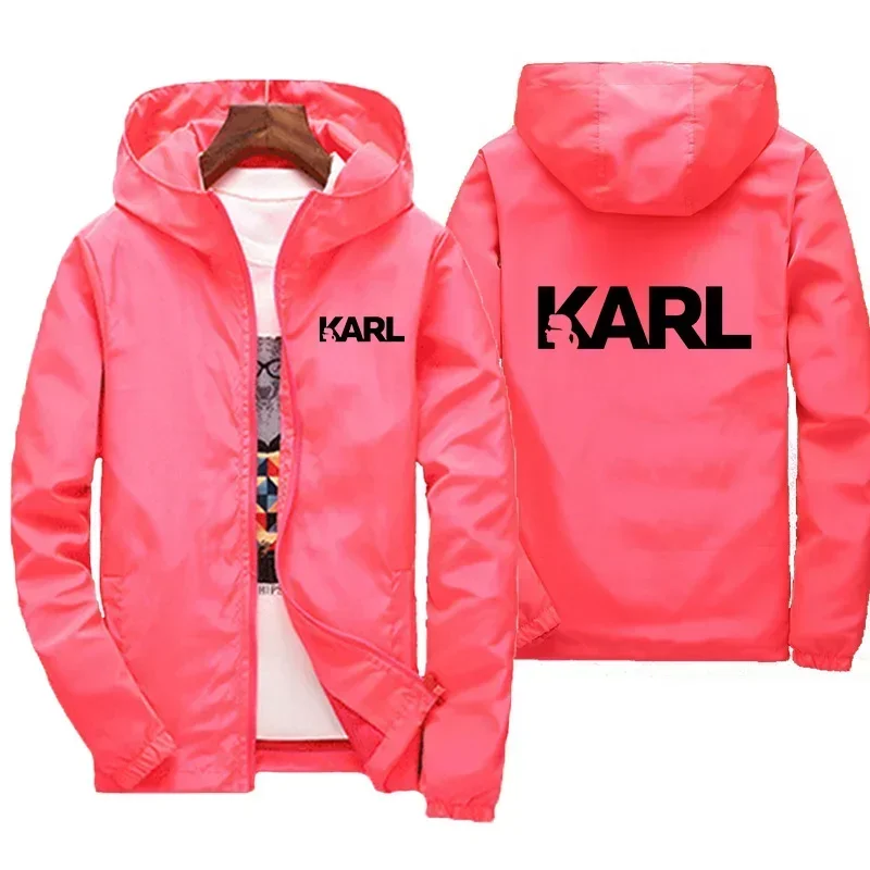 2024 New Spring And Autumn Hooded Men Casual Vacation Off Road Windbreaker Zipper oversize Fashion Trend Sports Street Clothing