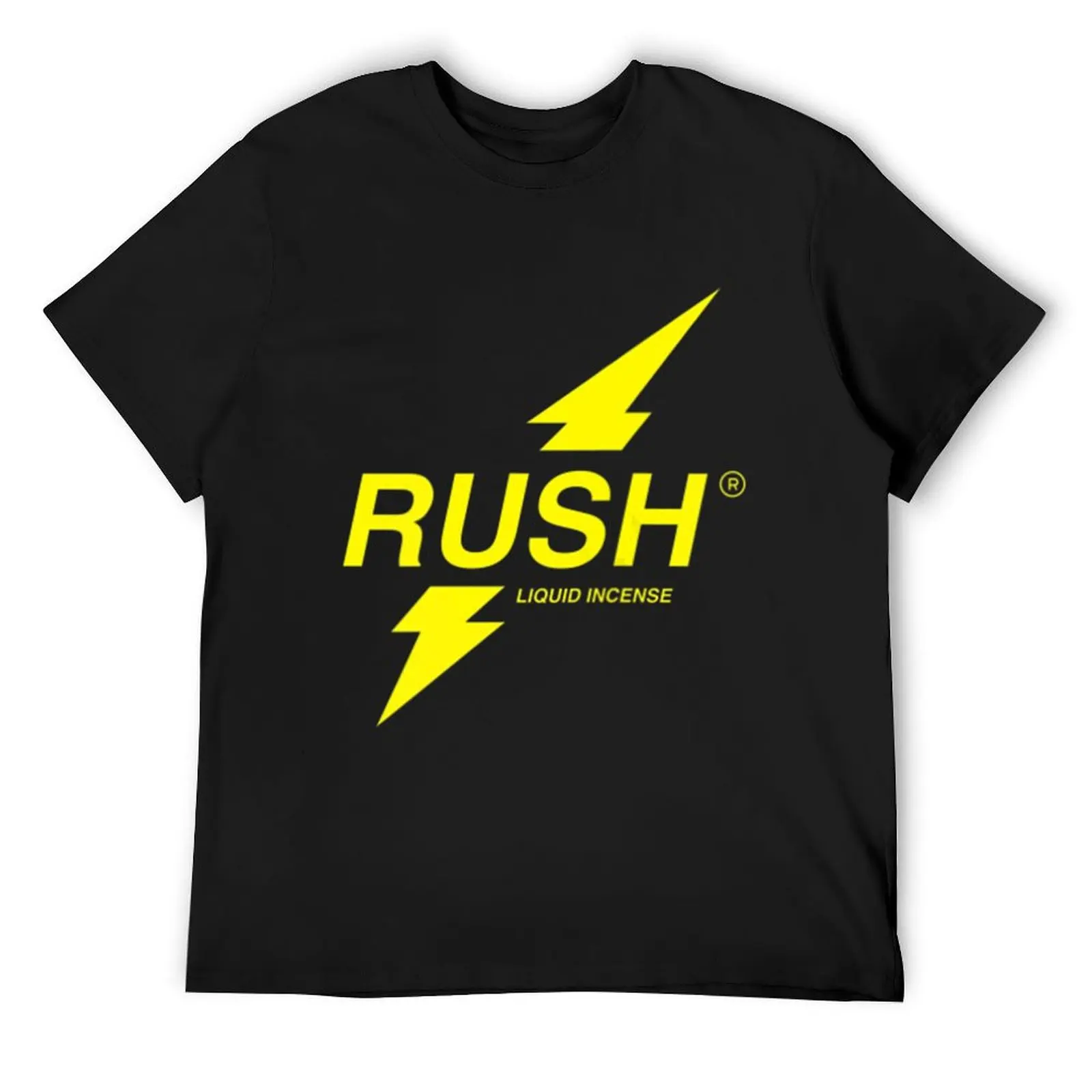 Mens Rush Poppers Liquid Incense The Original Gay Bottom Chest T-Shirt oversized graphic tee cute clothes men clothing