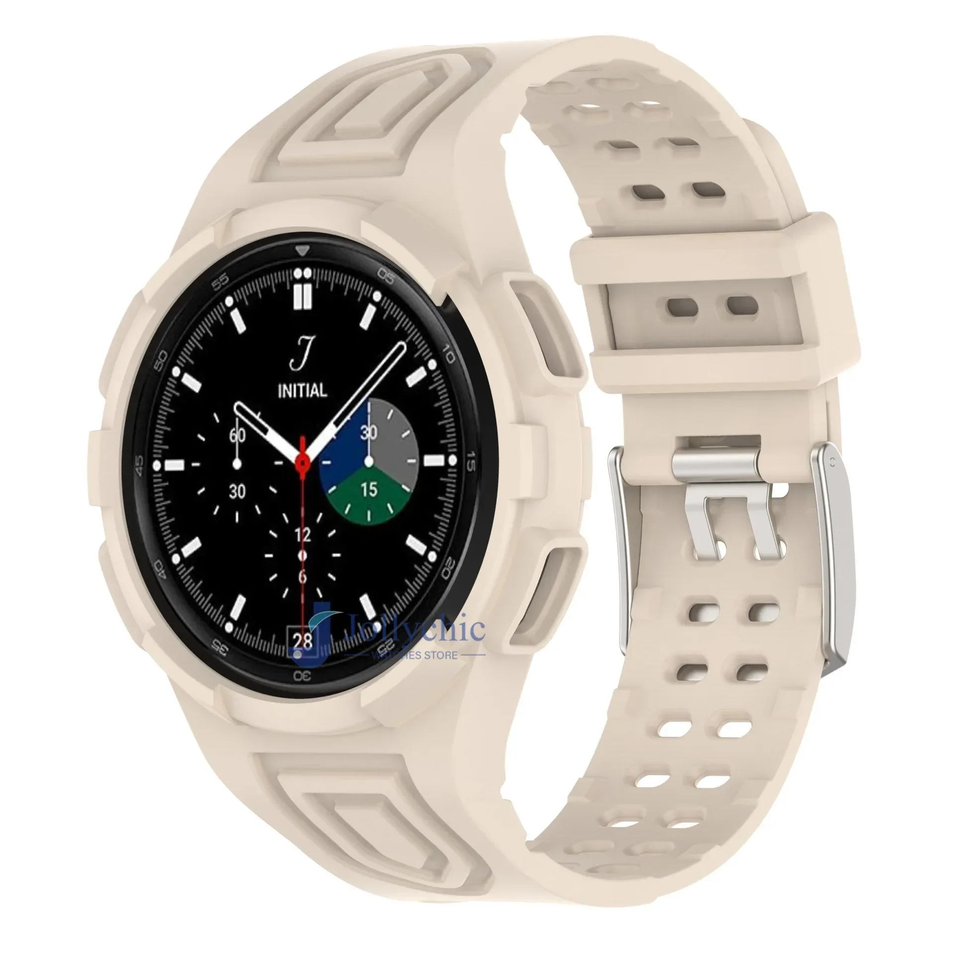 Transparent Silicone Sport Band with Protective Case
