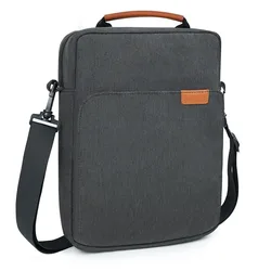 Compact Waterproof Shoulder Bag for Tablets - Durable Crossbody Handbag with Protective Storage (BK)