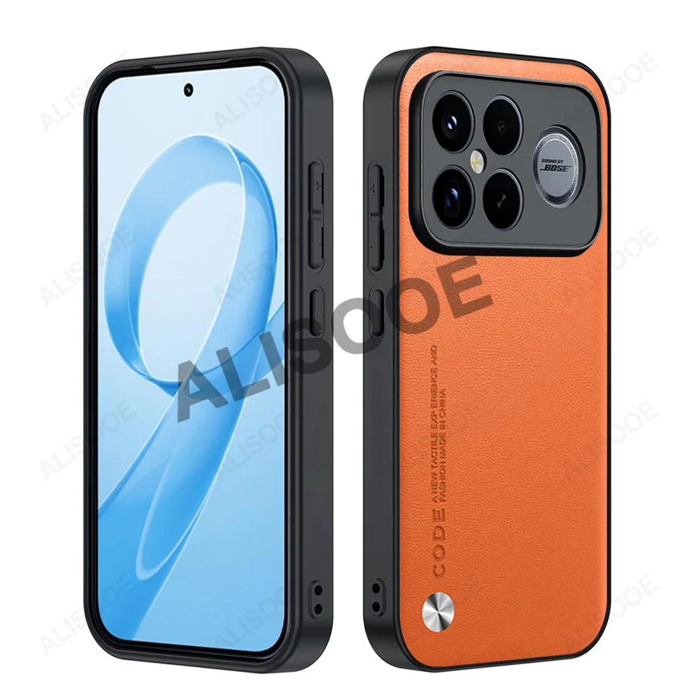 Fashion Fiber Texture PU-Leather & Plastic Protective Case Cover