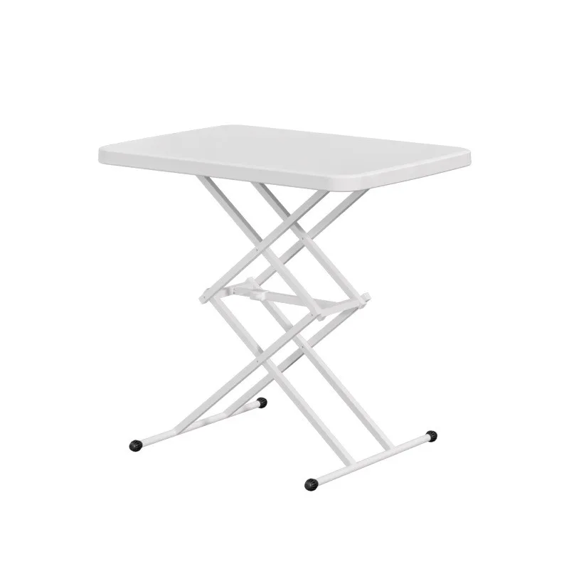 Folding Computer Desk Bedside Table Lift Study Table Portable Plastic Desk Home Writing Folding