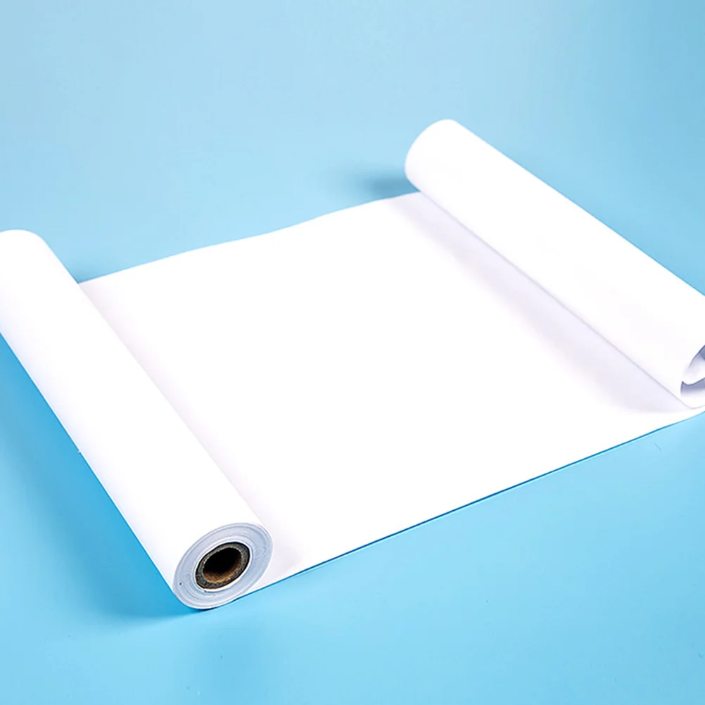 

White Drawing Paper Roll Painting Paper Rolls for Kid Craft Activity and Painting Watercolor Paper (44cm x 10m)