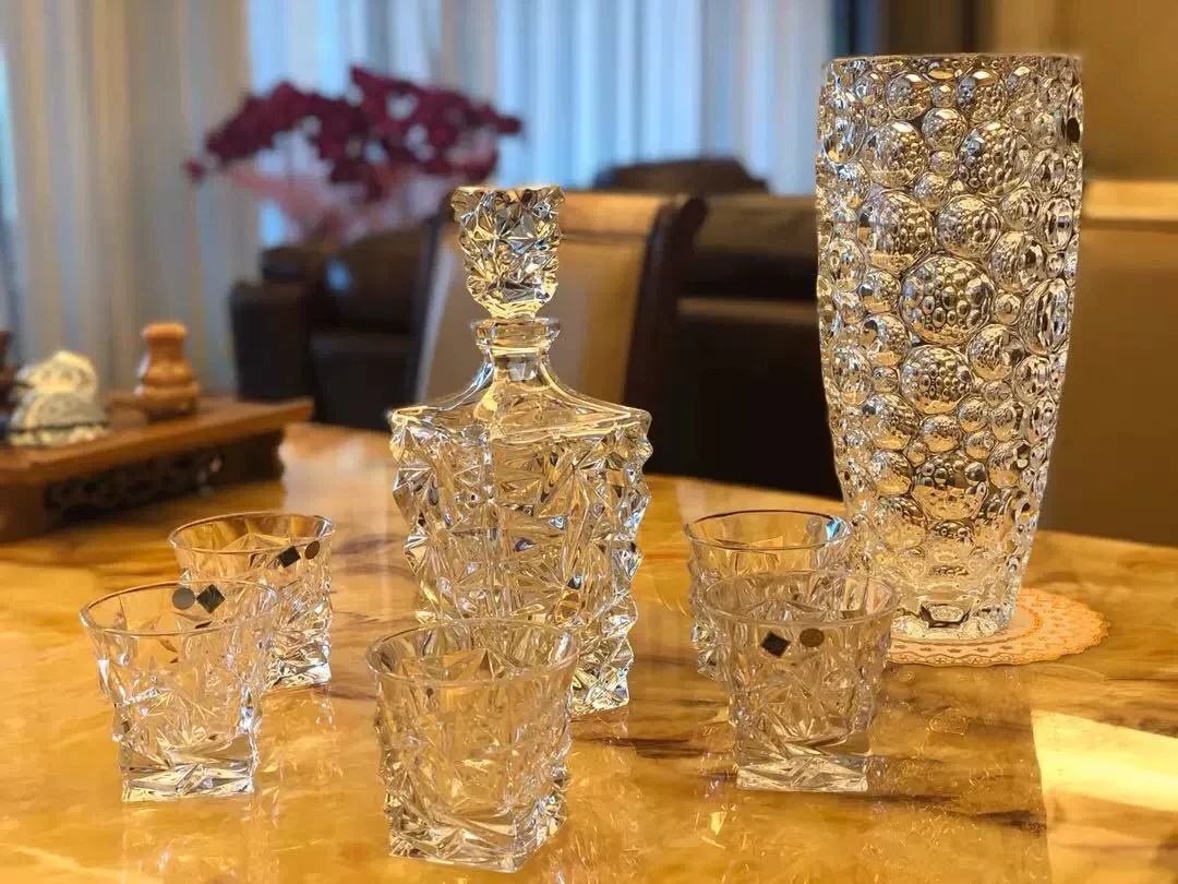 Wine Aerator Pourer Whiskey Decanter Set Wine Aerator Decanter EWAYS-Crystal Glass Bottle, Wine Decanter, Whiskey, Liqour Pourer, Home Bar Vodka Beer Bottle Jar, JR