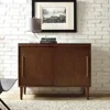 Everett Mid-Century Modern Media Console, Mahogany 6