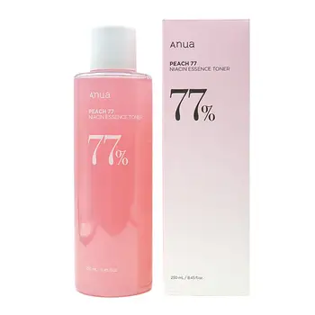 Anua Peach 77 Niacin Essence Toner 250ml / Brightening Toner for Face, Niacinamide, Panthenol, Ceramides, Facial Toner for Glass Skin, Korean Skin Care 1