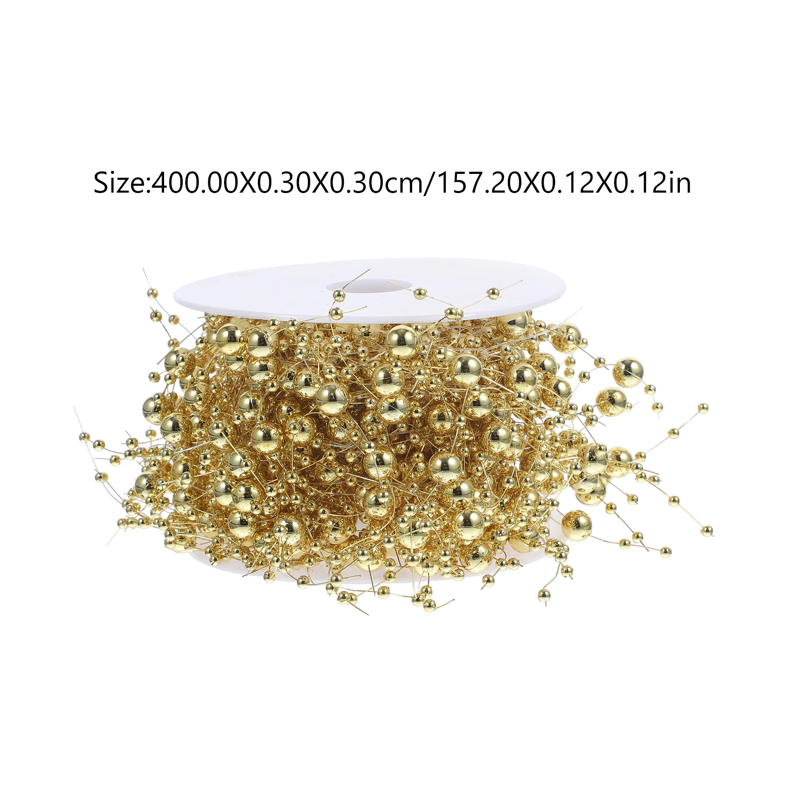 Pearl Garland Vase Chain Filler Pearls Floating Beads for Vases DIY Beading White Bride 6