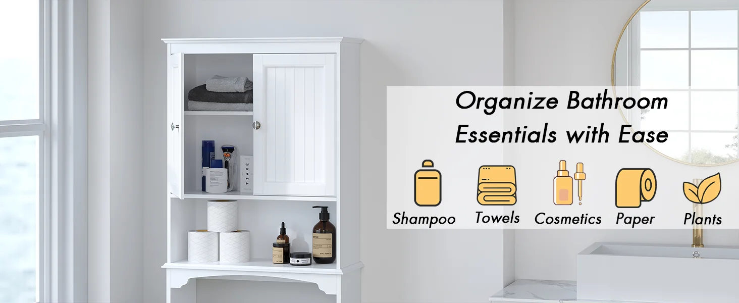 Over The Toilet Storage Cabinet, Bathroom Shelf Over Toilet