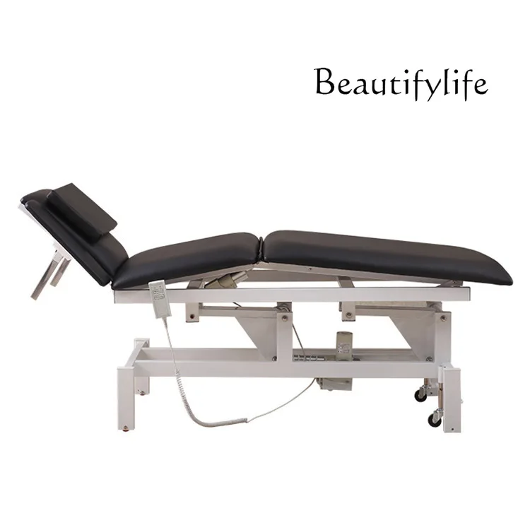 Electric Spine Shaping Bed Massage Physiotherapy Massage Chair Lifting Treatment Ton Pressure Bone Setting Bed Tattoo Bed