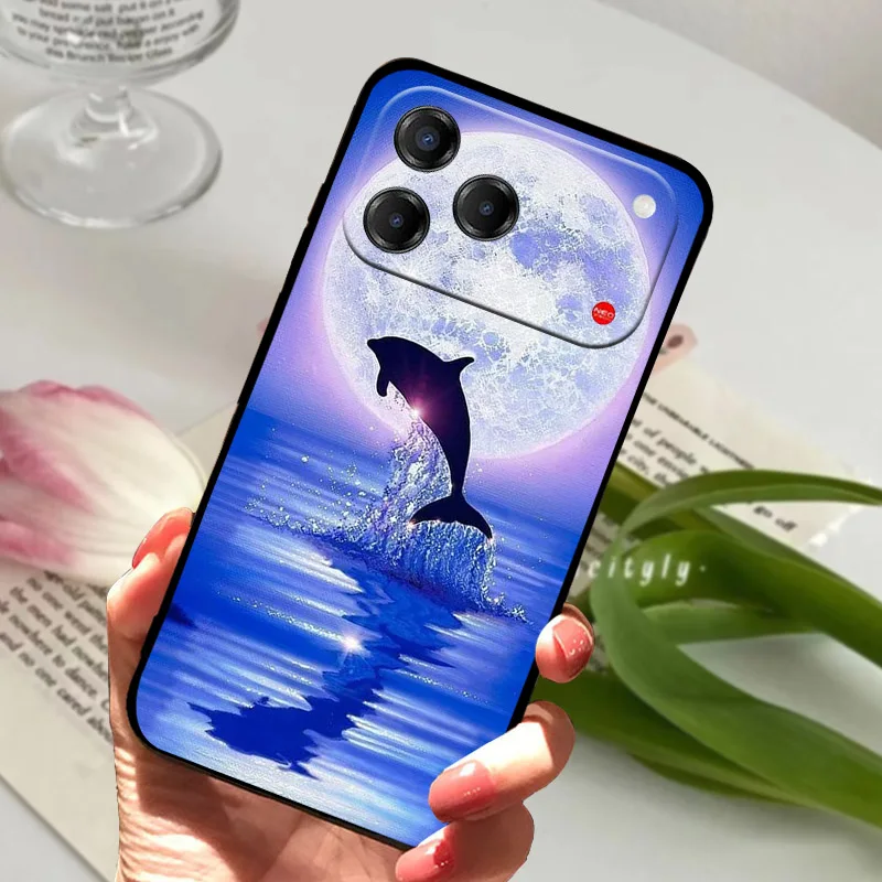 Luxury TPU Silicone Soft Back Cover for ZTE Blade V80 Pro 4G - Elegant  Coque