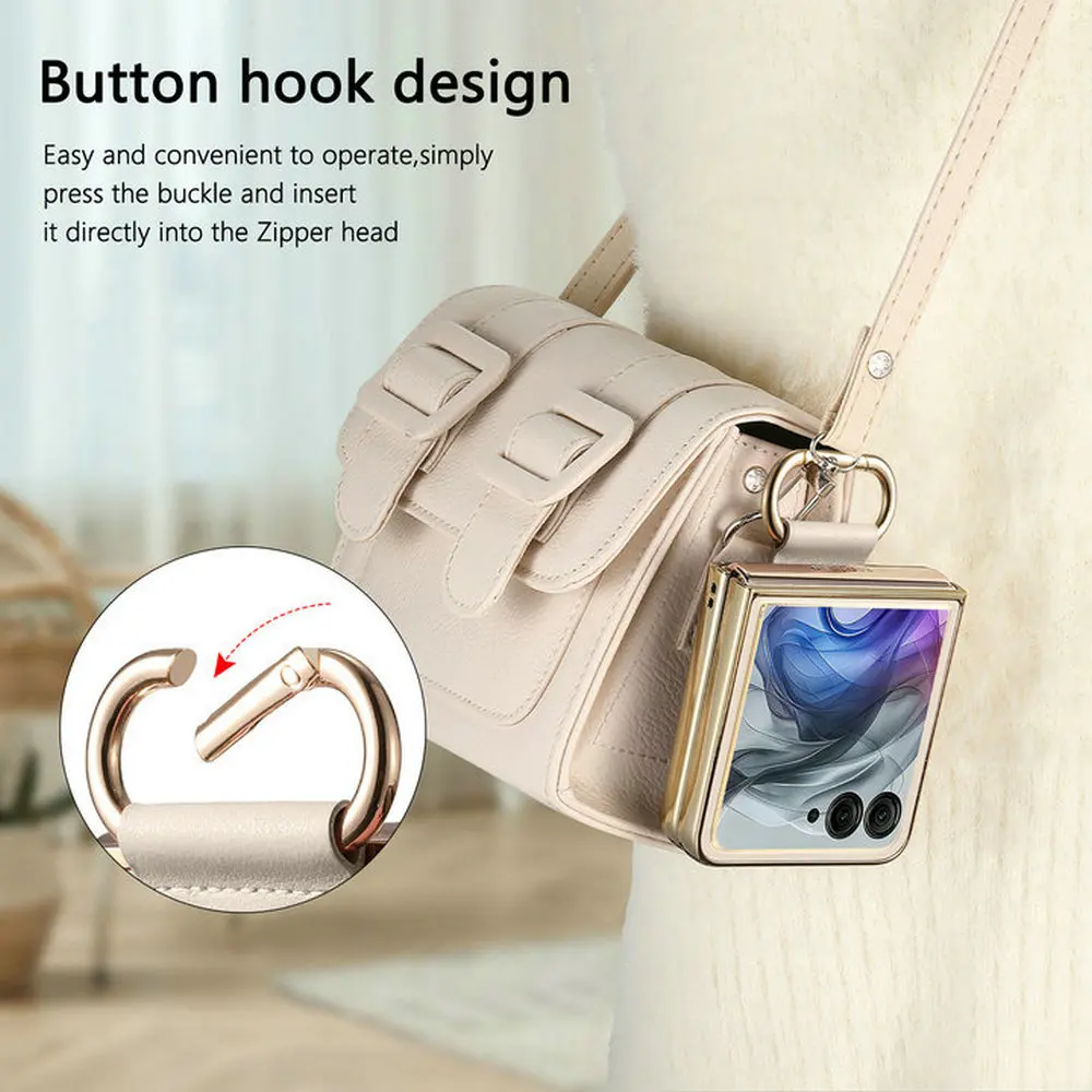 Leather Armor Ring Case - Luxury Back Panel Cover