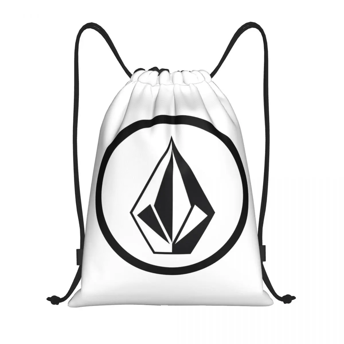 thumbnail image 1 of Mochila con cordón y logotipo de Volcom, bolsa deportiva para gimnasio, bolsa con cordón para hacer ejercicio, 1 of 5