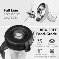 Récipient de mixeur de 64 oz compatible avec Vitamix 750, pot de mixeur de remplacement, pièces détachées 4