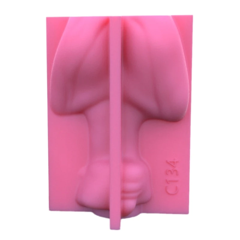 

Geometric Abstract Human Face Gypsum Silicone Mold Storage Box Mold for Making Succulent Plants Flower Pot Holder