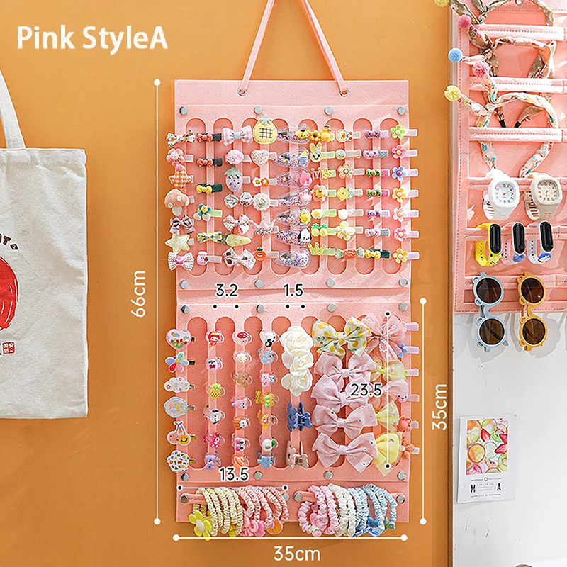 Organizzatore Da Parete Per Fasce E Fiocchi Per Capelli - Accessori Donna, Colore Tan