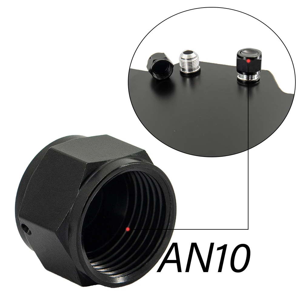 AN6 AN8 AN10 Adapter Female Flare End Cap Plug Tube Nut Hexagon Head Port Blanking Plugs Cap Lock Hose Connector Fitting reducer expander fitting aluminum hose fitting