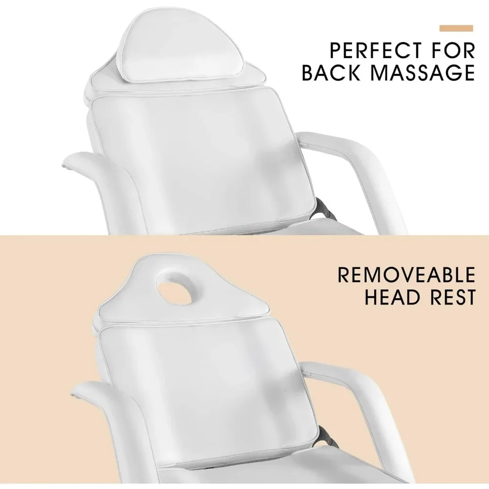 Description Picture 5 of itemHand Massage Table Electric Height Adjustable Massage Bed Facial Bed Lash Bed for Eyelash Extensions Salon Chair (White) MQAM