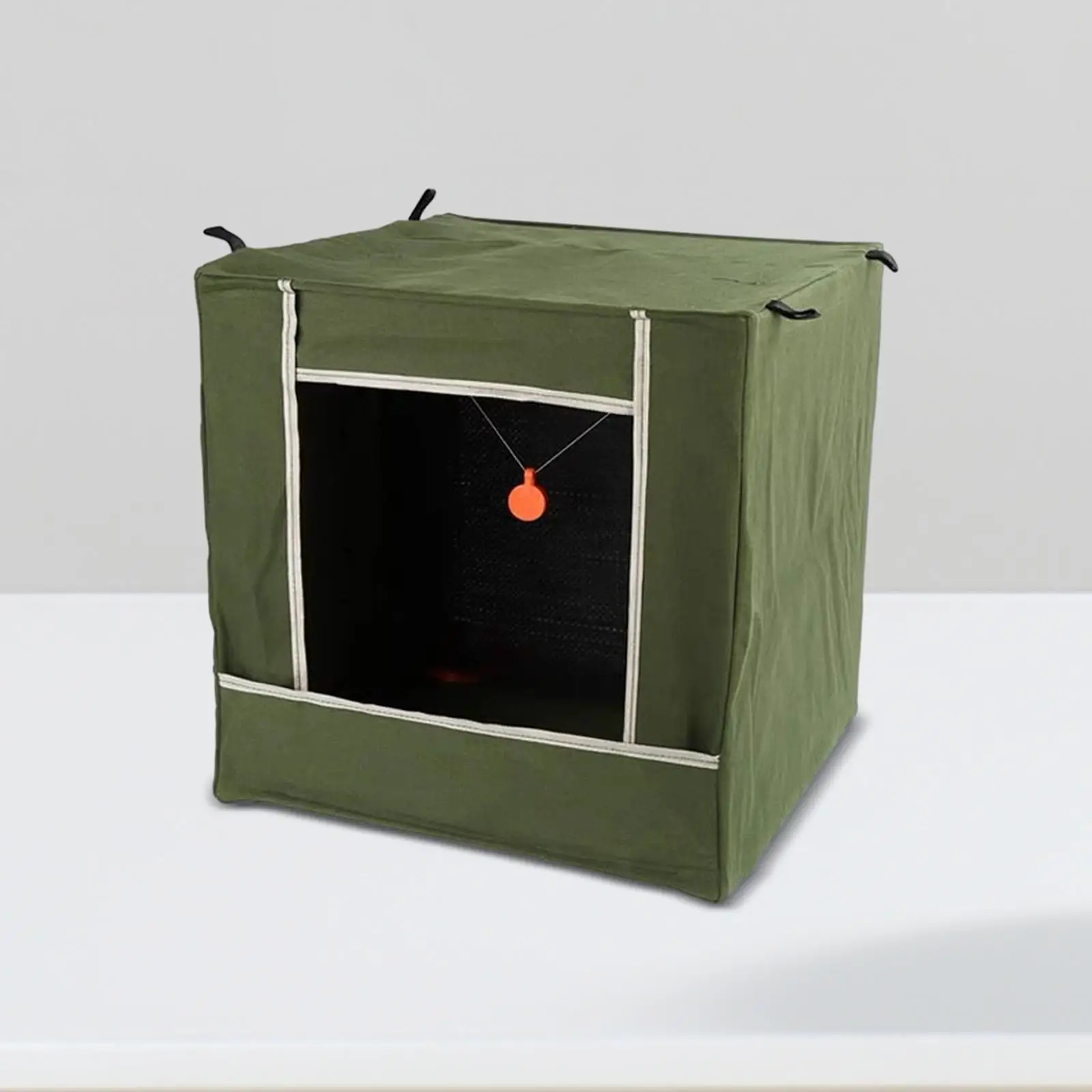 

Target Box Camping Indoor Outdoor Recycle Balls Training Soundproof 11.8inch Foldable Thickened Canvas Portable Target Case