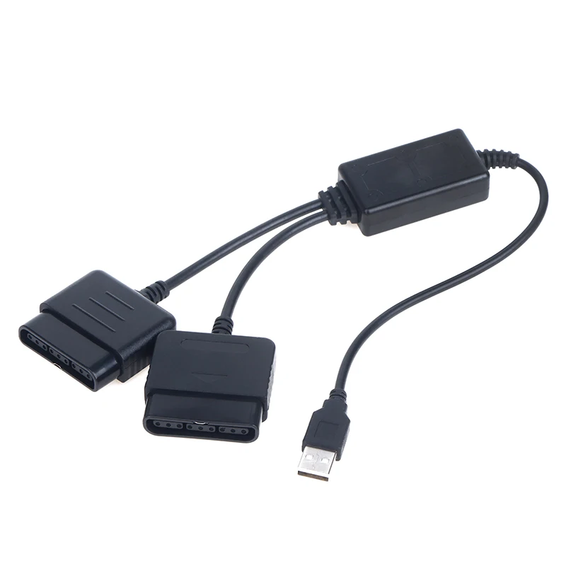  PS1 PS2 플레이스테이션 듀얼쇼크 2 조이패드 게임 패드, PC USB 게임 컨트롤러 어댑터 컨버터 케이블, 드라이버 없음