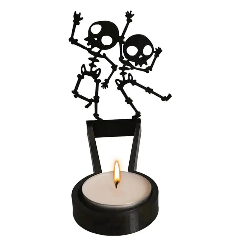 

Пустотелый подсвечник на Хэллоуин, подсвечник с проекцией ужасов и атмосферы, металлические декоративные украшения на Хэллоуин для дома, гостиниц