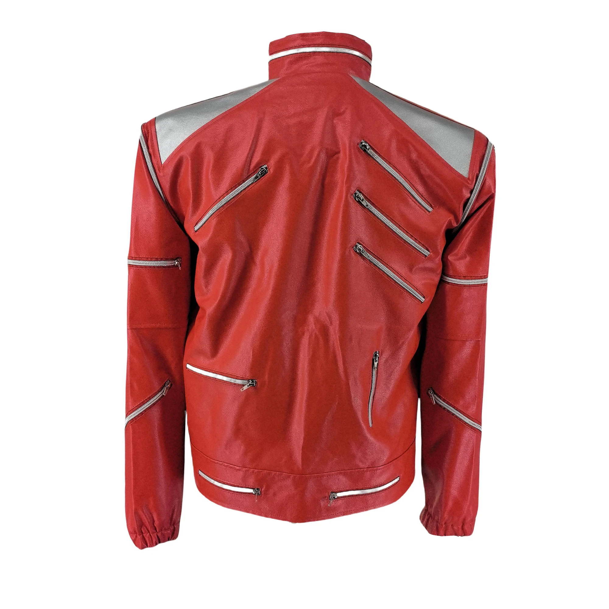 Red Leather Jacket for Adults & Kids Michael Jackson Beat it