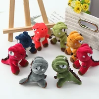 New Dinosaur Small Pendant Tyrannosaurus Rex Plush Toy Keychain Fun Dinosaur Plush Kids Toy Soft Animal Plush  Doll Gifts 1