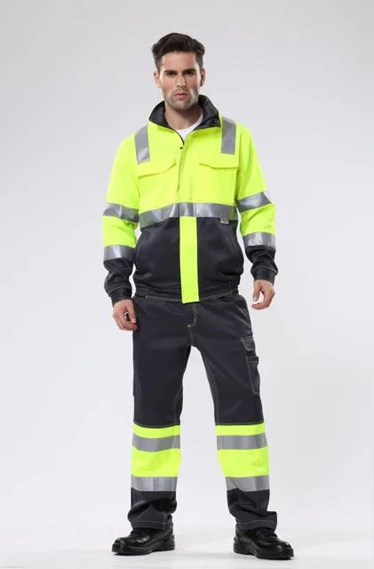 Bandes Réfléchissantes Travail Veste De Travail Homme Yukirtiq