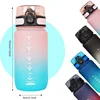 500ml/650ml Gradient Sports Water Bottle with Time Marker - Leak-Proof, Durable PC Material for Cycling, Running & Fitness 6