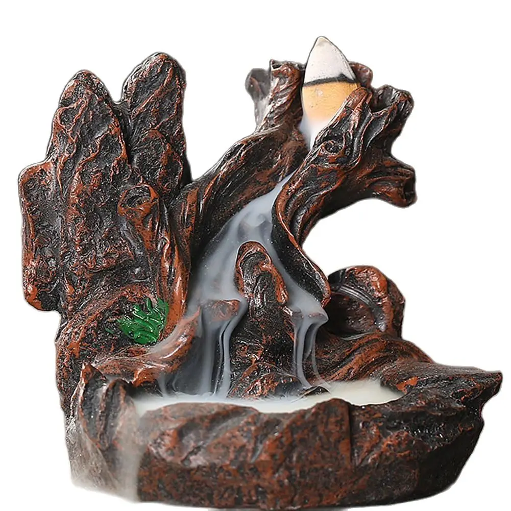 Incense Burner Mountains River Waterfall Incense Burner Fountain