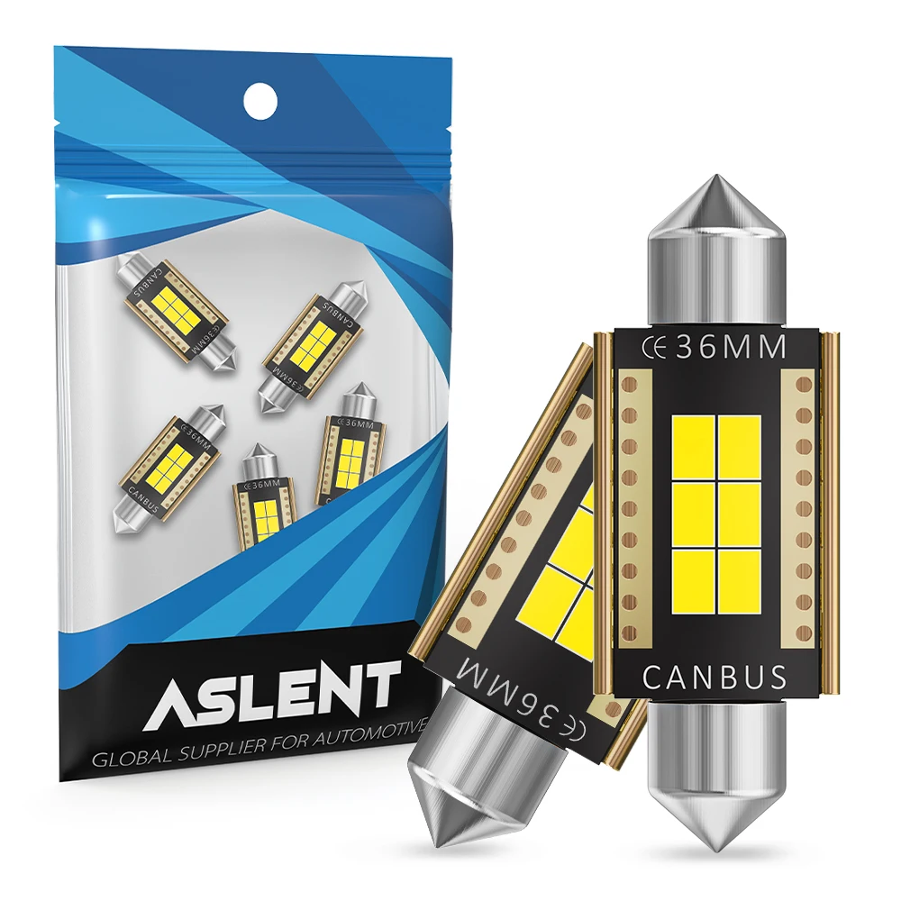 

2pcs Festoon 31mm 36mm 39mm 41mm High Quality Super Bright LED Bulb C5W C10W Car License Plate Light Interior Reading Dome Lamp